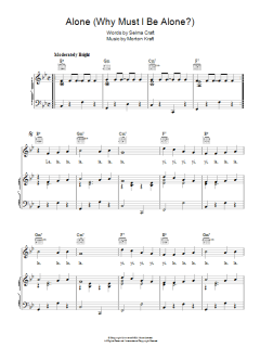 Alone (Why Must I Be Alone) von Stephen Sondheim (Download) 