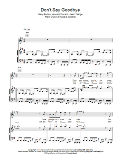 Don't Say Goodbye von Take That (Download) 