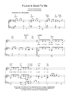 If Love Is Good To Me von Fred Spielman (Download) 