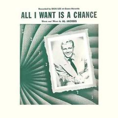 All I Want Is A Chance von Al Jacobs (Download) 