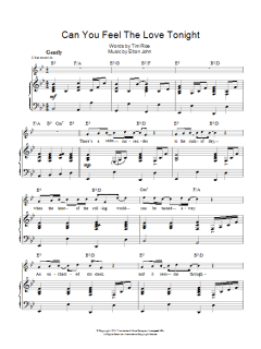 Can You Feel The Love Tonight von Elton John (Download) 