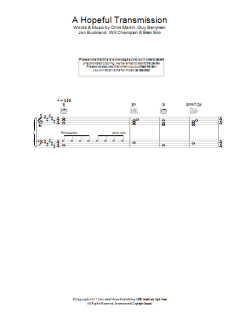 A Hopeful Transmission von Coldplay (Download) 