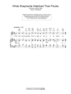 While Shepherds Watched Their Flocks von Traditional Carol (Download) 