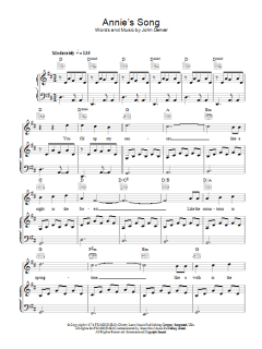 Annie's Song von John Denver (Download) 