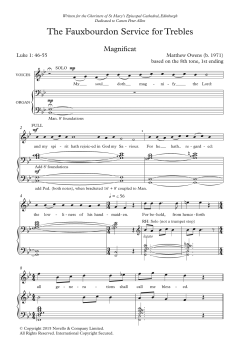 Fauxbourdon Service von Matthew Owens (Download) 