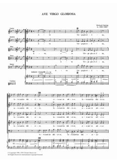 Ave Virgo Gloriosa von Richard Dering (Download) 