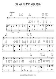 Are We To Part Like This? von James Newton Howard (Download) 
