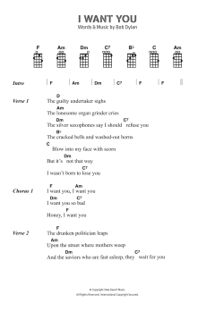 I Want You von Bob Dylan (Download) 