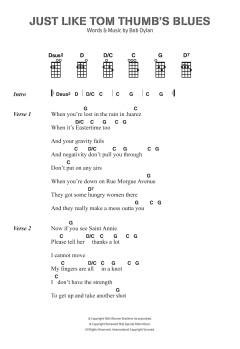 Just Like Tom Thumb's Blues von Bob Dylan (Download) 