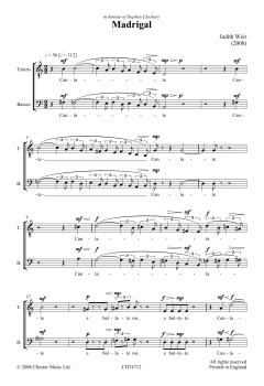 Madrigal von Judith Weir (Download) 
