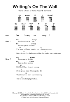 Writing's On The Wall von Sam Smith (Download) 