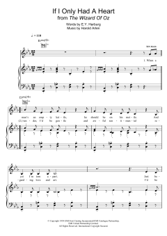 If I Only Had A Heart von Harold Arlen (Download) 