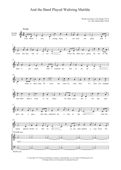 And The Band Played Waltzing Matilda von Eric Bogle (Download) 