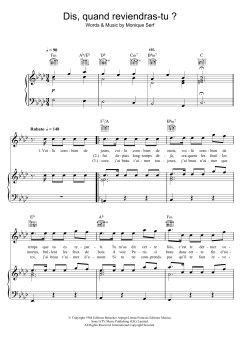 Dis, Quand Reviendras Tu ? von Barbara (Download) 