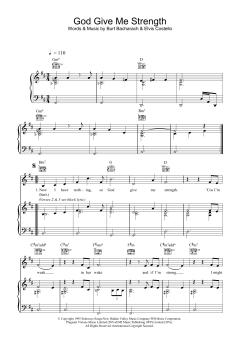 God Give Me Strength von Burt Bacharach (Download) 