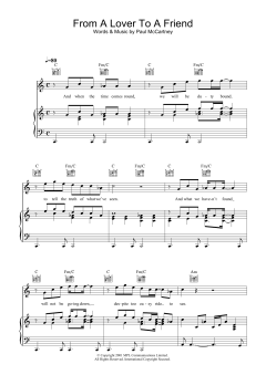 From A Lover To A Friend von Jule Styne (Download) 