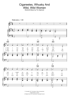 Cigareetes, Whusky And Wild Wild Women von Benj Pasek (Download) 