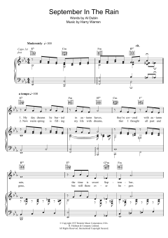 September In The Rain von Harry Warren (Download) 