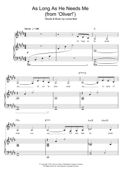 As Long As He Needs Me von Lionel Bart (Download) 
