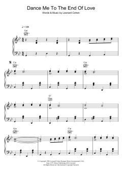 Dance Me To The End Of Love von Leonard Cohen (Download) 