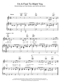 I'm A Fool To Want You von Bob Dylan (Download) 