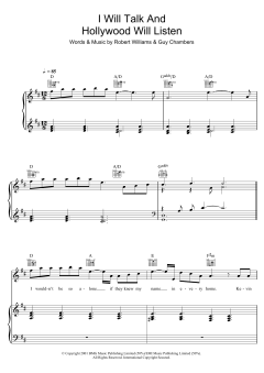 I Will Talk And Hollywood Will Listen von Robbie Williams (Download) 