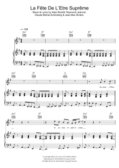 La Fete De L'Etre Supreme von Claude-Michel Schönberg (Download) 