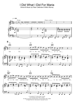 I Did What I Did For Maria von Tony Christie (Download) 