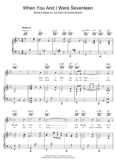 When You And I Were Seventeen von Chas Rosoff (Download) 