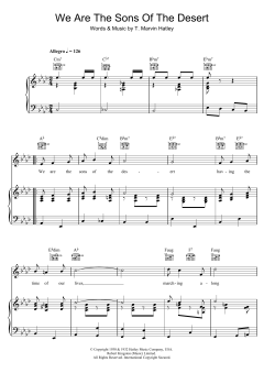 We Are The Sons Of The Desert von T. Marvin Hatley (Download) 
