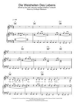 Die Weisheiten Des Lebens von Unheilig (Download) 
