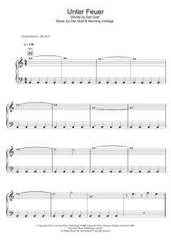 Unter Feuer von Unheilig (Download) 