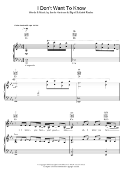 I Don't Want To Know von Philip Glass (Download) 