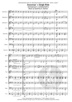 The Snowman's Sled Ride (Schneemann´s Schlittenfahrt) von Geoffrey D. Barlow 