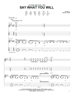 Say What You Will von Zakk Wylde (Download) 