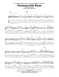 Honeysuckle Rose von Django Reinhardt (Download) 