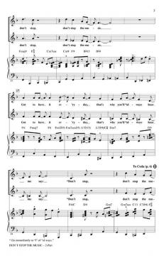 Don't Stop The Music (Kirby Shaw) 