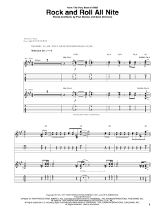 Rock And Roll All Nite von Kiss (Download) 