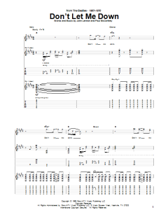 Don't Let Me Down von The Beatles (Download) 