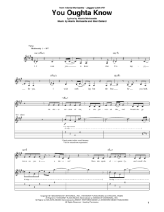 You Oughta Know von Alanis Morissette (Download) 