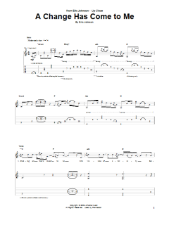 A Change Has Come To Me von Eric Johnson (Download) 