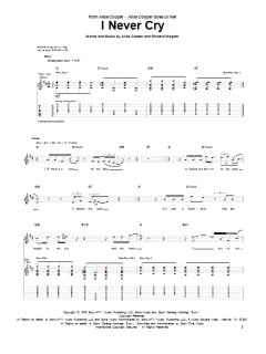 I Never Cry von Alice Cooper (Download) 