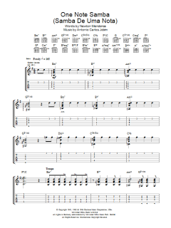 One Note Samba (Samba De Uma Nota) von Antonio Carlos Jobim (Download) 
