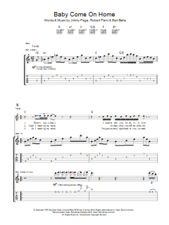 Baby Come On Home von Led Zeppelin (Download) 