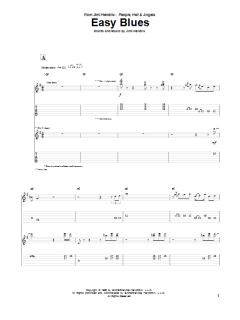 Easy Blues von Jimi Hendrix (Download) 