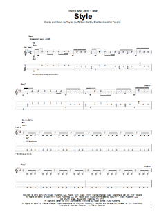 Style von Taylor Swift (Download) 