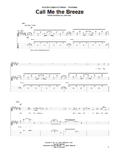 Call Me The Breeze von Eric Clapton (Download) 