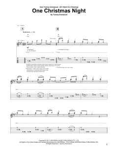 One Christmas Night von Tommy Emmanuel (Download) 