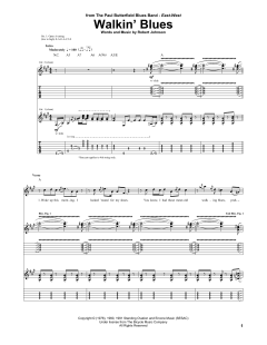 Walkin' Blues von Robert Johnson (Download) 