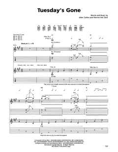 Tuesday's Gone von Metallica (Download) 